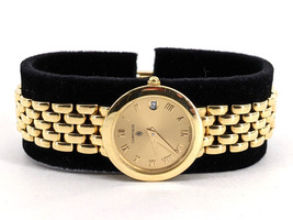 Vintage Chrysos Ladies 18K Gold Watch 22mm
