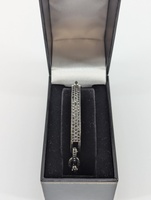 Spallanzani  18kt White gold, 35.23 grams Black Diamond Bracelet 