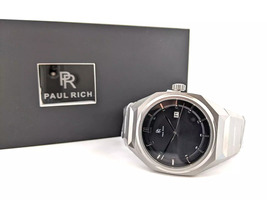 Paul Rich PR1005 Black Dial Stainless Steel Wristwatch