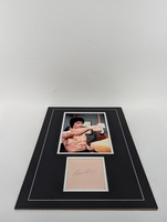 Unframed Authentic Autographed  Bruce Lee portrait  