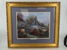 THOMAS KINKADE "SWEETHEART COTTAGE" 972/980 EDITION LITHOGRAPH WITH C.O.A.