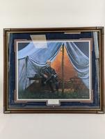 Mort Kunstler "The Loneliness of Command" Framed with COA