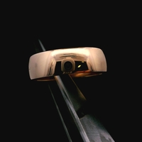 14KT Yellow Gold 2.80dwt Band Ring – Size 9