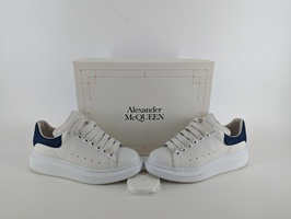 Size 7 - Alexander McQueen Oversized White and Blue sneakers. 