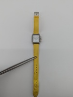 KESSARIS A403-377 YELLOW STRAP Cubic Zirconium stainless steel watch