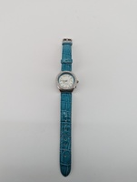 DMQ DQ/4000 TEAL ALLIGATOR Strap stainless steel watch