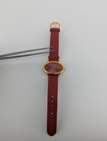 JOAN RIVERS  RED WEAVE STRAP Stainless steel watch