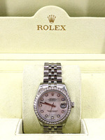 Rolex 178384 Oyster Perpetual Datejust 31MM Diamond Bezel & Diamond Dial