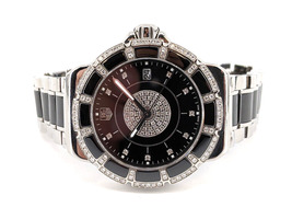TAG Heuer Formula 1 WAH1219 Diamond Bezel Black Dial Wristwatch