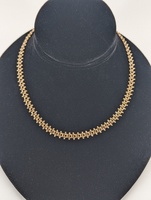  14KT Yellow Gold 16" Fashion Link Chain 12.50DWT