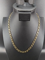  10kt Yellow Gold 20" Fancy Link Chain 9.3dwt