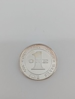 SILVER  1 OZ MARILYN MONROE COIN 