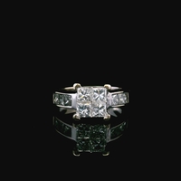 14KT White Gold 2.00cttw Diamond Ring – Size 6.75 – 5.97g