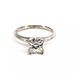 14KT Yellow Gold 2.39g Princess Cut Diamond Ring Size 6.25, 1.01CT, VS2, F