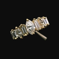 18KT Yellow Gold 1.25cttw Diamond Ring – Size 5 - 4.94g