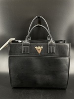 Authentic Valentino Orlandi Italy Large Black Tote Bag