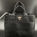 Authentic Valentino Orlandi Italy Large Black Tote Bag