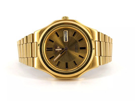 Seiko 7S26-03R0 Gold Tone Automatic Wristwatch