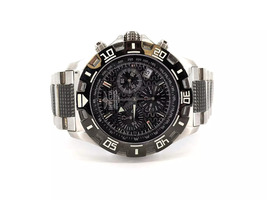 Invicta Model 5913 Black Dial Stainless Steel Wristwatch