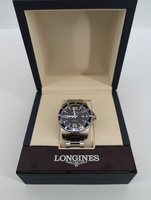 LONGINES L3.841.4 Blue face, Stainless steel wristwatch