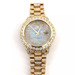 Authentic Rolex 218238 Day Date 18KT Gold MOP Dial Wristwatch, 20cttw Diamonds