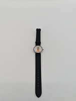 ARMINGTON 90072 GARFIELD  leather banded stainless steel watch 