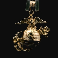14KT Yellow Gold Marines Pendant – 3.76g