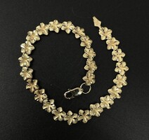14KT Yellow Gold Floral Link Bracelet – Approx. 7" - 6.62g