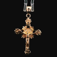  14KT Yellow Gold Cross with Jesus Pendant – 4.72g