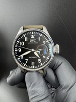 IWC Big Pilot IW501001 46.2mm SS Black Dial Automatic Watch Full Set + XtraStrap