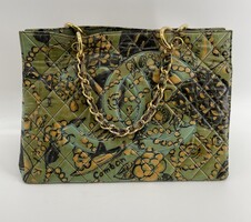 Authentic Vintage Chanel Floral 1993 Spring Bag