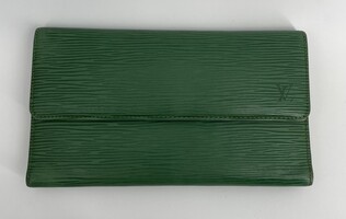  Authentic Louis Vuitton Epi Sarah Wallet Borneo