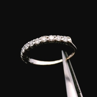 14K White Gold Ladies Diamond Ring 1/2cttw Size 7 1.20dwt (1.9g)