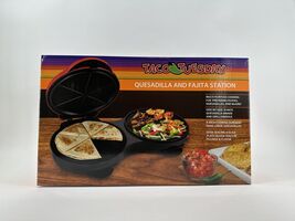 Compact Non-Stick Quesadilla & Fajita Grill with Indicator Lights - Taco Tuesday