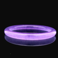  Purple Solid Jade Bangle Bracelet
