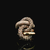 Le Vian Red Carpet Ring 14KT Yellow Gold 1.38cttw Diamonds – Size 6 - 12.41g