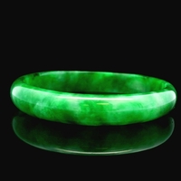  Solid Jade Bangle Bracelet
