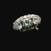 Platinum 950 2.00cttw Diamond Ring – Size 7 - 4.51g