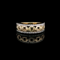 14KT Yellow Gold 0.20cttw Diamond Ring – Size 7 - 3.52g