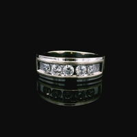 10KT White Gold 0.87cttw Diamond Ring – Size 11.75 - 8.65g