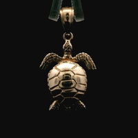 14KT Yellow Gold Turtle Pendant – 3.03g