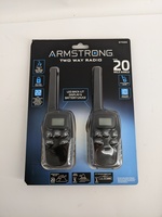 Armstrong Two Way Radios - Up To 20 Mile Range with 22 Channels - Model 57326