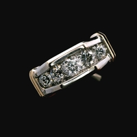 14KT White Gold 1.00cttw Diamond Ring – Size 8 - 12.06g