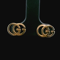 Gucci GG Running Stud Earrings – 18KT Yellow Gold – With Box