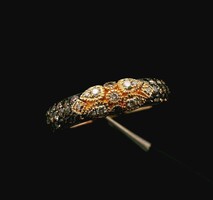 Le Vian 14KT Yellow Gold 0.45cttw Chocolate & Vanilla Diamond Ring – Size 7
