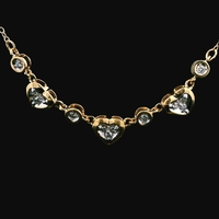  14KT Yellow Gold 0.17cttw Diamond Pendant & Necklace – 3.10g