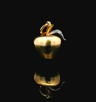  Tiffany & Co. 18KT Yellow Gold 3D Apple Pendant with Diamonds – 6.33g