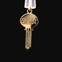  Tiffany & Co. 18KT Yellow Gold DOM Key Pendant – 1.76g