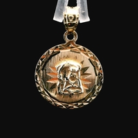  14KT Yellow Gold Jesus Pendant – 2.23g