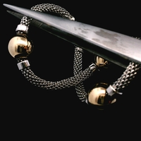 14KT Yellow Gold Two-Tone Bracelet – Size 7 – 12.60g (8.10 DWT)